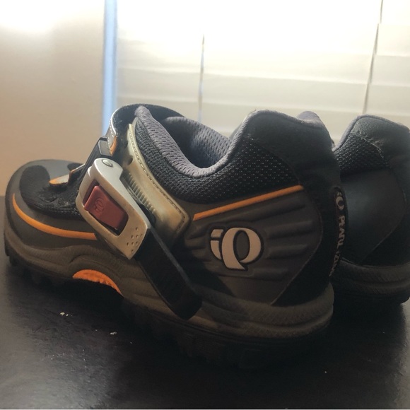 Pearl Izumi X-Alp Enduro Men’s Black Orange Silver Cycling Shoes Size EU 40/7US - Picture 5 of 12